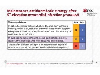 2017 esc guidelines for the management of acute myocardial infarction ...