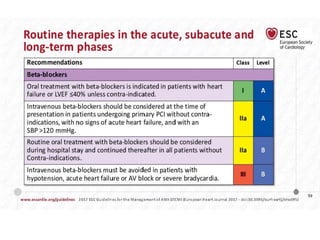2017 esc guidelines for the management of acute myocardial infarction ...