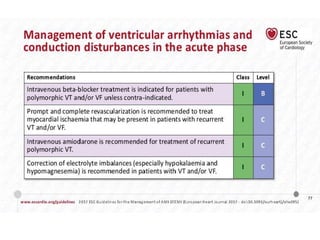 2017 esc guidelines for the management of acute myocardial infarction ...