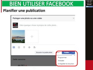 Planifier une publication
 