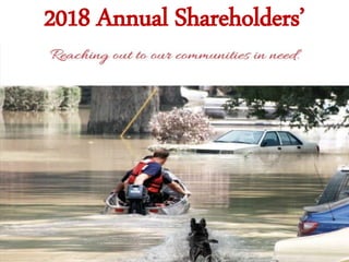 2018 Annual Shareholders’
Meeting
 