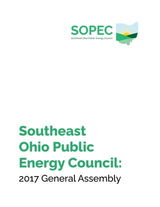 Southeast
Ohio Public
Energy Council:
2017 General Assembly
 