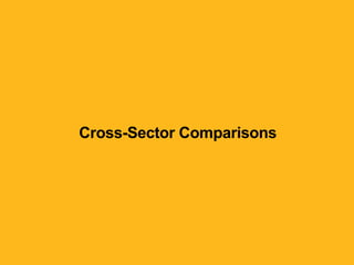 Cross-Sector Comparisons
 