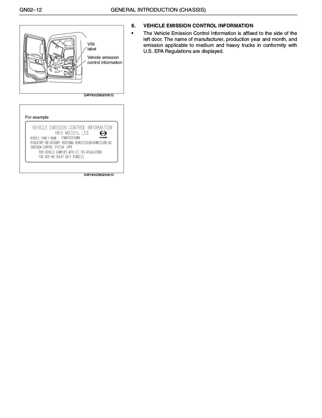 2017 hino 358 series truck service repair manual
