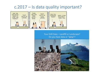c.2017 – Is data quality important?
 