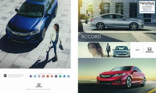 2017 Honda Accord Brochure | Jackson Area Honda Dealer