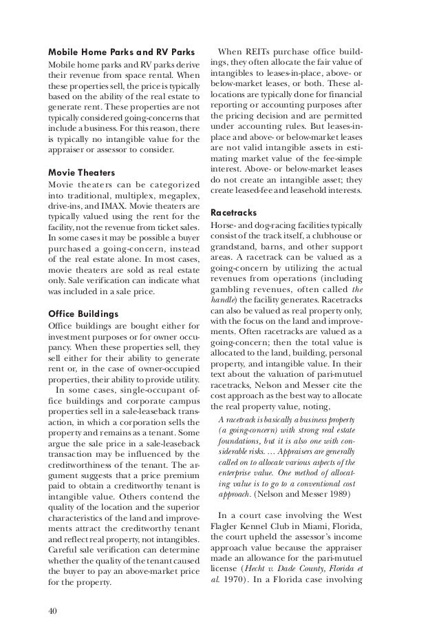 Understandinhg Intangible Assets And Real Estate A Guide For Real P 