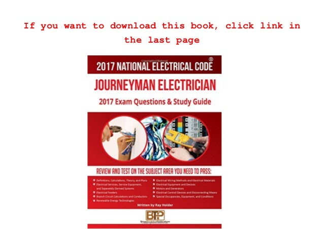 2017 Journeyman Electrician Exam Questions and Study Guide D.O.W.N.N.L ...