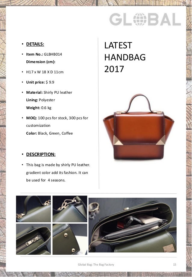 2017 ladies handbag catalogue global bag update at 2017.2.28