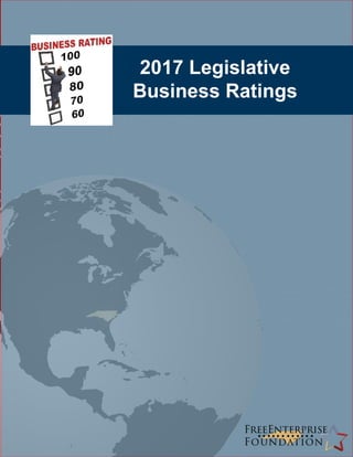 2017 Legislative
Business Ratings
 