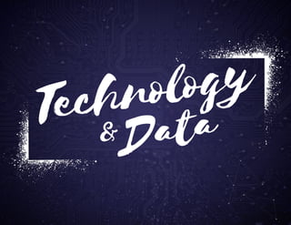 Technology
Data&
 