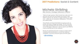 2017 Social Media & Content Marketing Predictions from 70 Marketing Leaders 