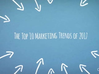 The Top 10 Marketing Trends of 2017