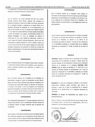 434.408 GACETA OFICIAL DE LA REPÚBLICA BOLIVARIANA DE VENEZUELA	 Viernes 10 de marzo de 2017
 