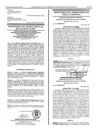 Viernes 10 de marzo de 2017		 GACETA OFICIAL DE LA REPÚBLICA BOLIVARIANA DE VENEZUELA		 434.395
 