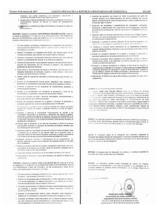 Viernes 10 de marzo de 2017		 GACETA OFICIAL DE LA REPÚBLICA BOLIVARIANA DE VENEZUELA		 434.397
 