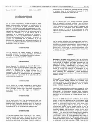 Martes 21 de marzo de 2017		 GACETA OFICIAL DE LA REPÚBLICA BOLIVARIANA DE VENEZUELA		 434.575
 