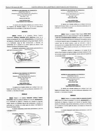 Martes 21 de marzo de 2017		 GACETA OFICIAL DE LA REPÚBLICA BOLIVARIANA DE VENEZUELA		 434.629
 