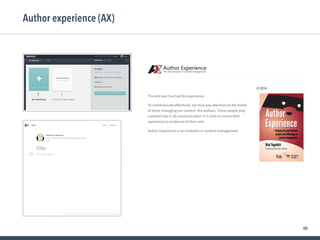60
Author experience (AX)
© 2014
 