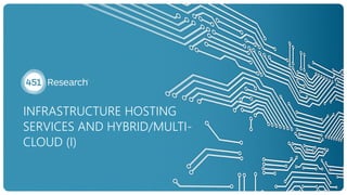 INFRASTRUCTURE HOSTING
SERVICES AND HYBRID/MULTI-
CLOUD (I)
 