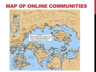 MAP OF ONLINE COMMUNITIES
 