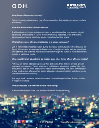 2017 Out-of-Home Planning Guide