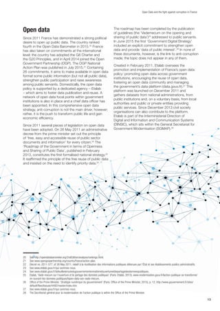 Open Data And The Fight Against Corruption In France | PDF
