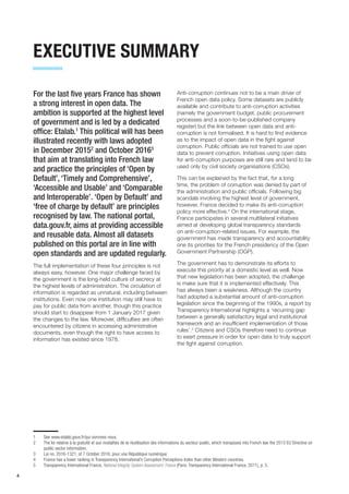 Open Data And The Fight Against Corruption In France | PDF