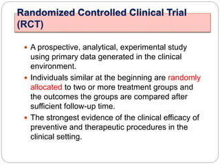 Prospective Rct OVERVIEW OF RESEARCH DESIGN IN EDUCATION | PPTX