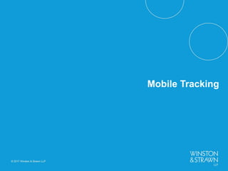 Mobile Tracking
 