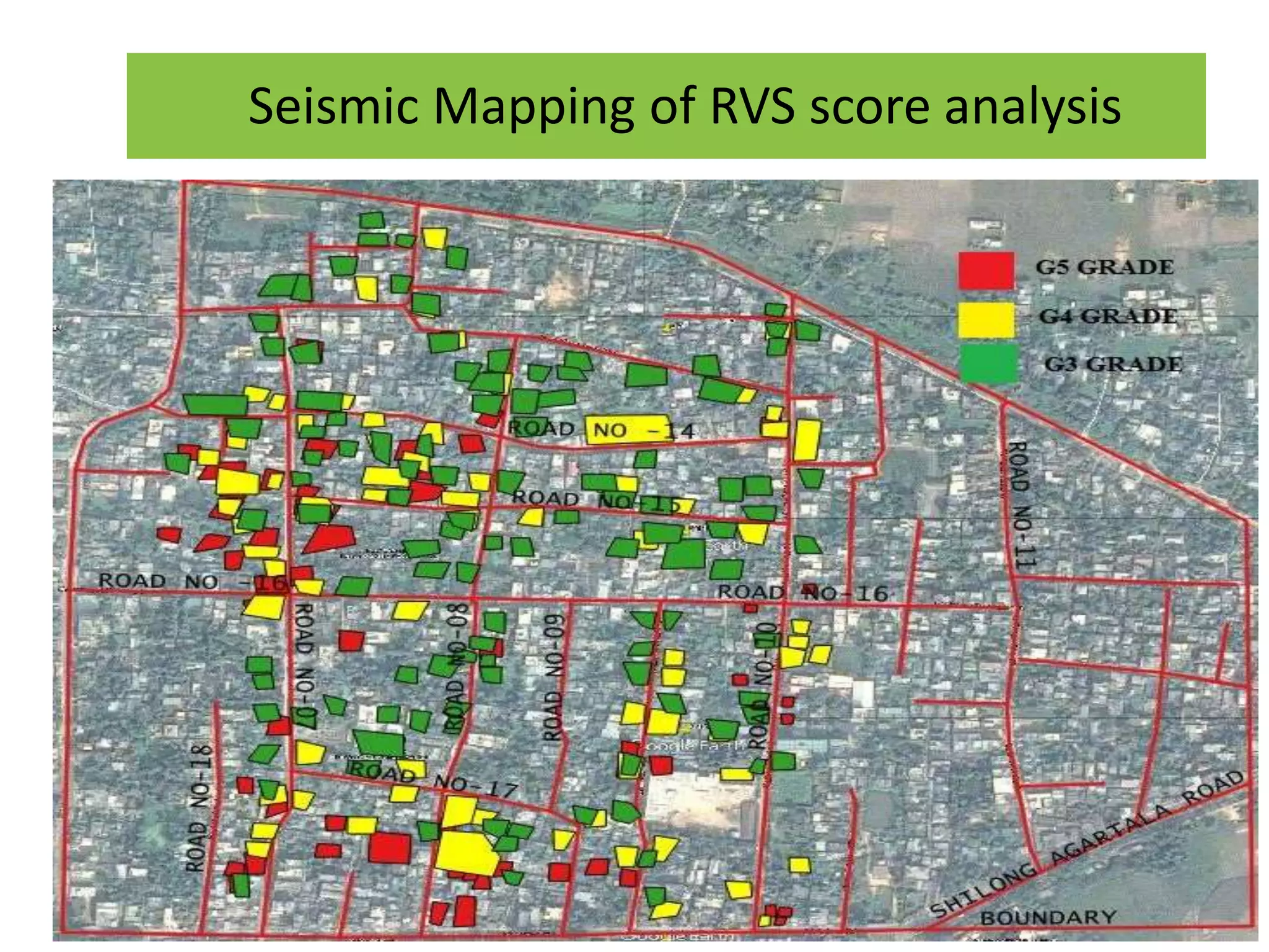 Seismic Mapping of RVS score analysis
30
 