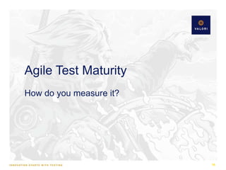 Getting a grip on your test maturity using the ambition chart