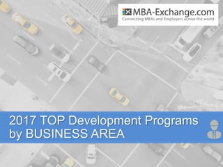 2017 TOP Development Programs
by BUSINESS AREA
 