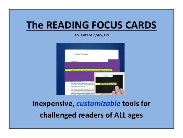 The Reading Focus Cards System for Challenged Readers-2017