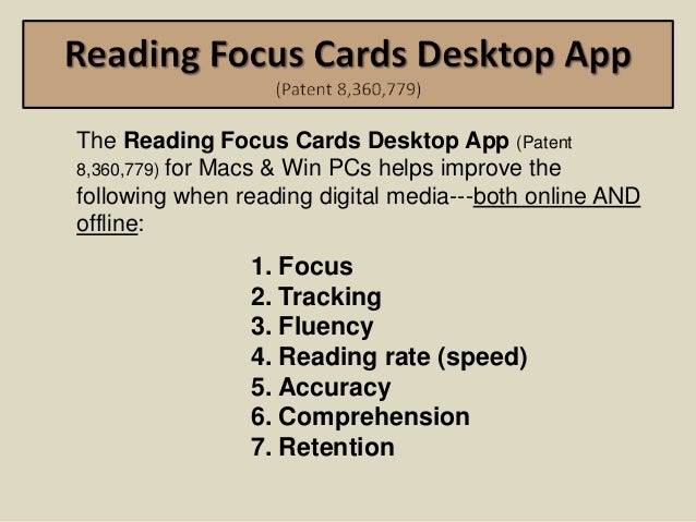 The Reading Focus Cards System for Challenged Readers-2017