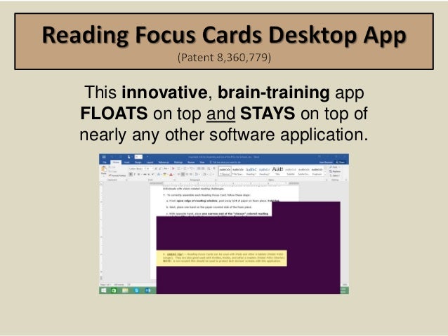 The Reading Focus Cards System for Challenged Readers-2017