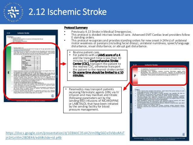 2017 RI Statewide EMS Protocols Education Module - Section 2