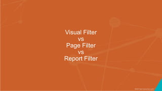 ©2017 Seer Interactive • p72
Visual Filter
vs
Page Filter
vs
Report Filter
 