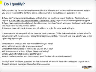 Selling on Amazon 101 – Best Practice | PPTX