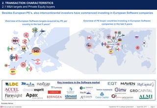 Strictly private and confidential Capitalmind PE in software presentation | September 2017 | page 3
2. TRANSACTION CHARACT...