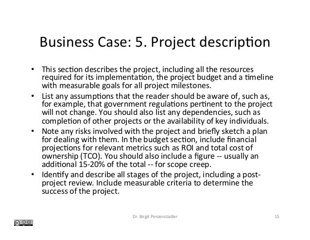case study business requirements