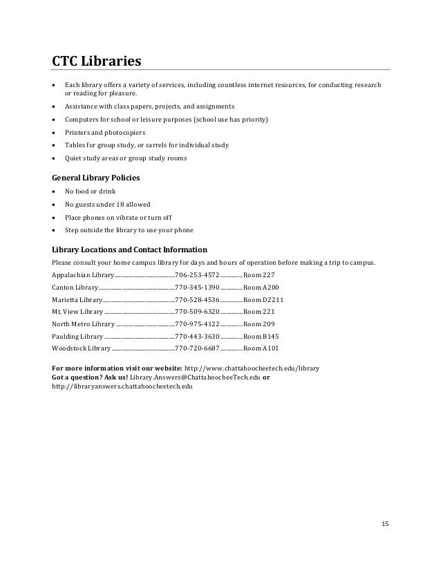 Ctc Student Guidebook