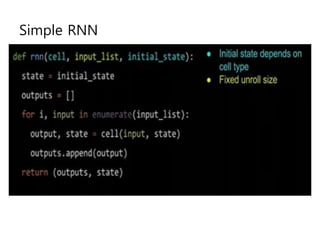 Simple RNN
 
