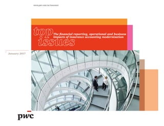 www.pwc.com/us/insurance
January 2017
The financial reporting, operational and business
impacts of insurance accounting modernization
 