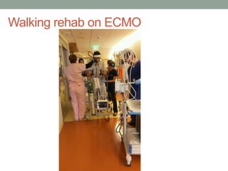 Walking rehab on ECMO
 