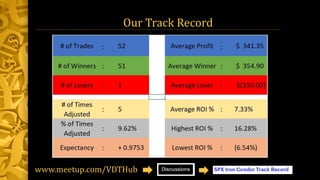 Our Track Record
www.meetup.com/VDTHub
 