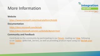 Introduction to BizTalk Server 2016 Feature Pack 2 | PPTX