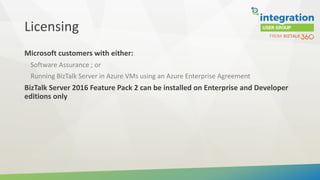 Introduction to BizTalk Server 2016 Feature Pack 2 | PPTX