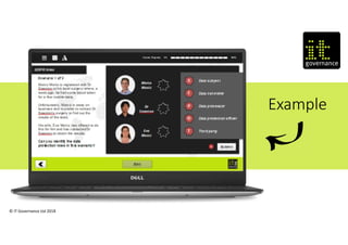 © IT Governance Ltd 2018
Example
 