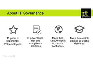 © IT Governance Ltd 2018
About IT Governance
 